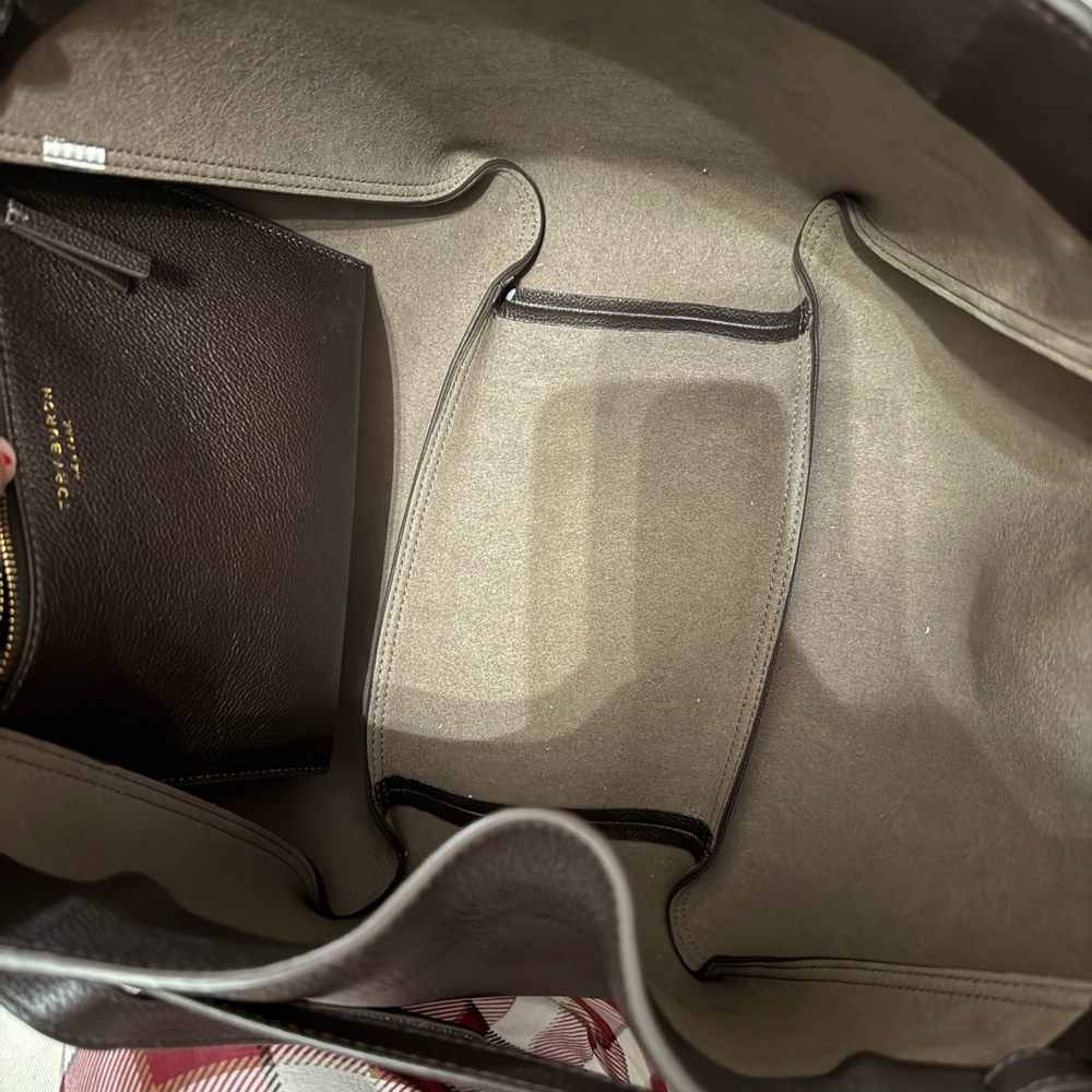 LIKE NEW! Tory Burch Romy Tote in Deep Brown - Picture 7 of 7